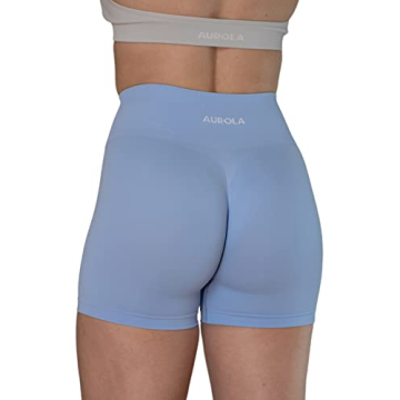 AUROLA Dream Collection Women Workout Shorts - Serenity Blue