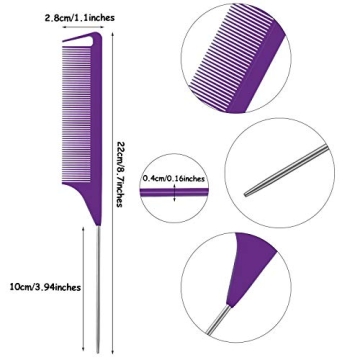 Patelai Magnetic Wrist Pincushions & Rat Tail Combs Set