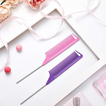 Patelai Magnetic Wrist Pincushions & Rat Tail Combs Set