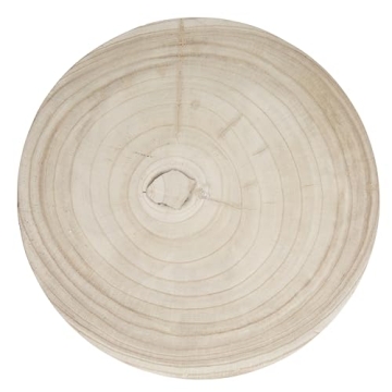 Elegant Boho Hand-Carved Wood Stool for All Styles