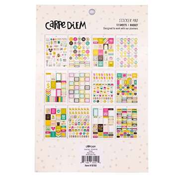 Colorful Budget Stickers for Fun Money Management