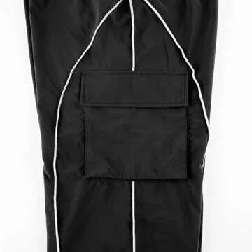 Stylish XPONNI Y2K Cargo Pants for Women in Black