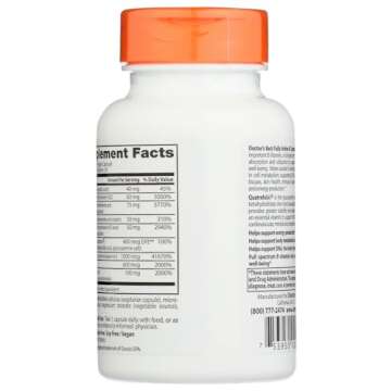 Doctor's Best Fully Active B Complex, Non-GMO, Gluten & Soy Free, Vegan, Supports Energy Production, 30 Count