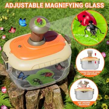 Stay Fun Bug Catcher for Kids, Explorer Outdoor Catching Collection w/ Binoculars, Summer Outside Ac...