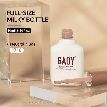 GAOY Jelly Nude Gel Nail Polish 16ml for DIY Nail Art