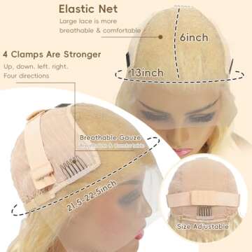 mululi 30 Inch 613 Lace Front Wig Human Hair Straight Blonde Wig Human Hair 613 13x6 Lace Front Wig Human Hair 200% Density Pre Plucked with Baby Hair Blonde Lace Front Wigs Human Hair for Women