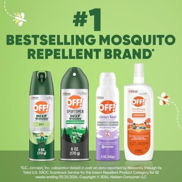 OFF! Deep Woods Insect Repellent Aerosol for Outdoor Protection