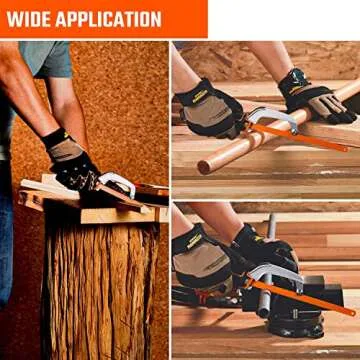 VANQUISH Aluminum Frame Mini Wood Hack Saw Metal Cutter Hand Hacksaw for Woodworking (4851)