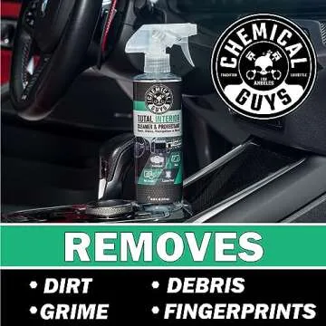 Chemical Guys SPI23416 Total Interior Cleaner and Protectant, New Car Smell, (Safe for Cars, Trucks, SUVs, Jeeps, RVs & More) 16 fl oz (Pack of 2)