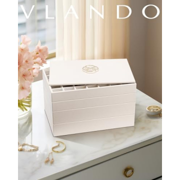 Vlando Miller Jewelry Trays - Stackable & Stylish Storage