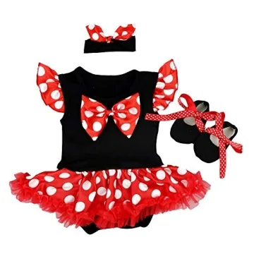 Baby Girls 1st Halloween Birthday Outfit Set - 3pcs