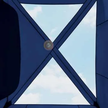 TIMBER RIDGE 5 Person SUV Tent with Movie Screen Weather Resistant Portable for Car SUV Van Camping, Includes Rainfly and Storage Bag, 10' W X 8' L X 7.1' H Blue