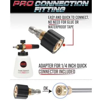 MJJC Foam Cannon Pro V2.0 for Thick Snow Foam Cleaning