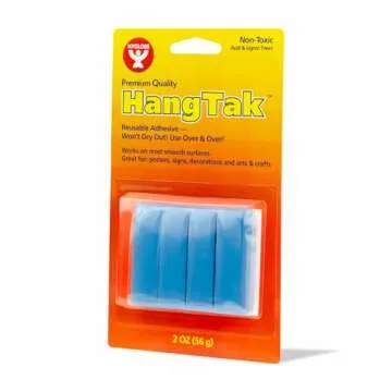Hygloss Blue HangTak Putty - 2 oz. Removable & Reusable Poster and Picture Mounting Putty, Wall-Safe Sticky Tack for Home, Classroom & Office Use