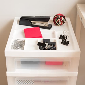 IRIS USA 4-Drawer Plastic Rolling Storage Cart