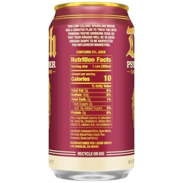 Liquid Death Psycho Cider Sparkling Water 12-Pack
