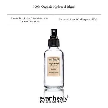 evanhealy Floral Trinity HydroSoul | Copper Distilled Hydrosol | Refreshing Face Toner | Organic Fac...