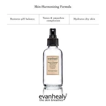 evanhealy Floral Trinity HydroSoul | Copper Distilled Hydrosol | Refreshing Face Toner | Organic Facial Tonic | Beauty Water Face Spray | Skin Toner for Face | Alcohol Free Toner