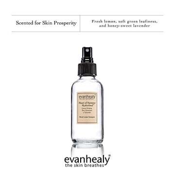 evanhealy Floral Trinity HydroSoul | Copper Distilled Hydrosol | Refreshing Face Toner | Organic Facial Tonic | Beauty Water Face Spray | Skin Toner for Face | Alcohol Free Toner
