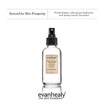 evanhealy Floral Trinity HydroSoul | Copper Distilled Hydrosol | Refreshing Face Toner | Organic Facial Tonic | Beauty Water Face Spray | Skin Toner for Face | Alcohol Free Toner