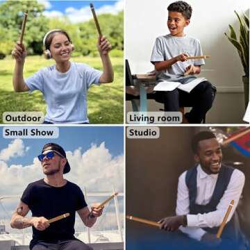 Virtual Electric Drumsticks Air Drum Set for All Ages
