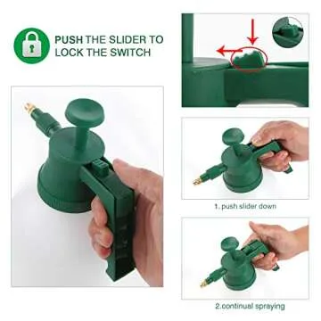 FUTONE 0.5 Gallon Hand Held Garden Sprayer