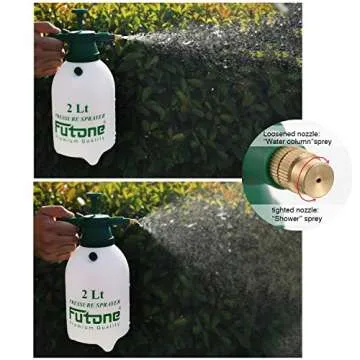 FUTONE 0.5 Gallon Hand Held Garden Sprayer