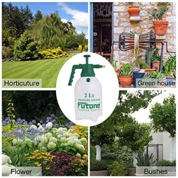 FUTONE 0.5 Gallon Hand Held Garden Sprayer