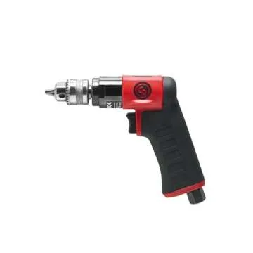 Chicago Pneumatic CP7300C - Air Power Drill, 1/4 Inch (6.5 mm), Keyed Chuck, Pistol Handle, 0.31 HP ...
