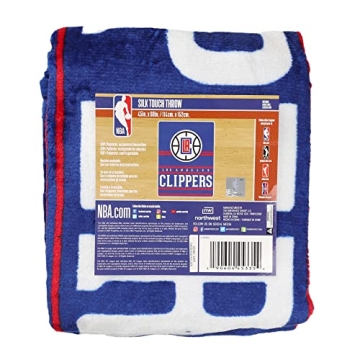 NBA Los Angeles Clippers Fleece Blanket 45x60 Ultra Soft