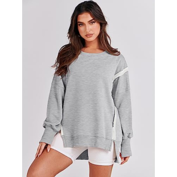 Stylish ANRABESS Women's Oversized Sweatshirt for Fall
