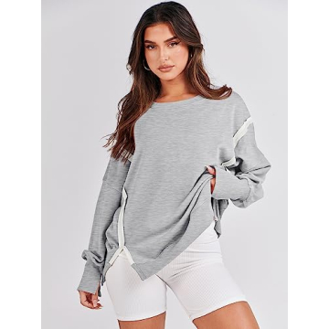 Stylish ANRABESS Women's Oversized Sweatshirt for Fall