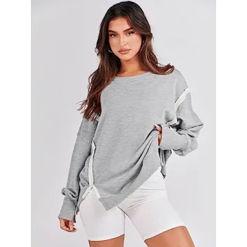 Stylish ANRABESS Women's Oversized Sweatshirt for Fall