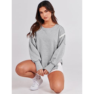 Stylish ANRABESS Women's Oversized Sweatshirt for Fall