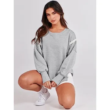 Stylish ANRABESS Women's Oversized Sweatshirt for Fall