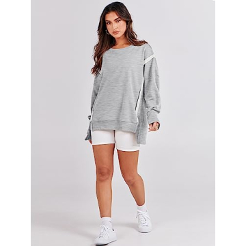 Stylish ANRABESS Women's Oversized Sweatshirt for Fall