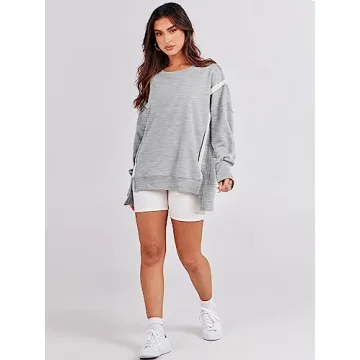 Stylish ANRABESS Women's Oversized Sweatshirt for Fall
