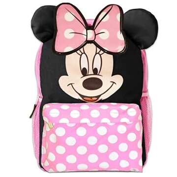 Small Backpack - Disney - Minnie Mouse - Happy Face