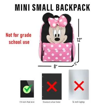 Disney Minnie Mouse Mini Backpack for Girls - Kid's Essential