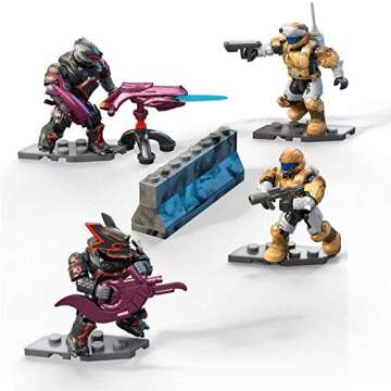 Mega Construx Halo ODST Squad Ambush Building Set with 4 Figures