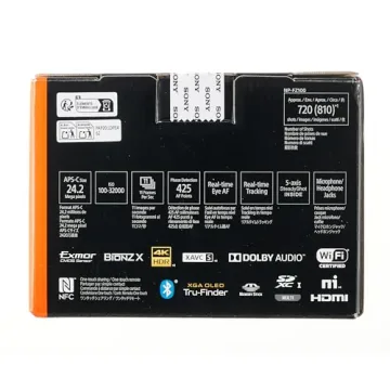 Sony Alpha 6600: Fast Autofocus & 4K Video Recording