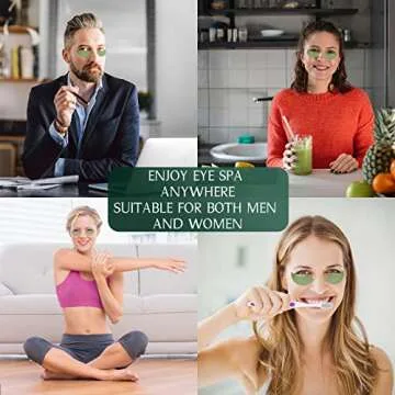 Tiepetly Under Eye Masks with Collagen and Green Tea