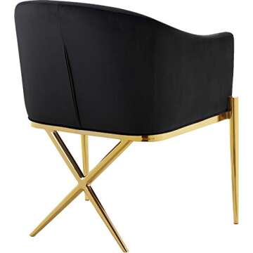 Meridian Furniture Xavier Modern Velvet Dining Chair