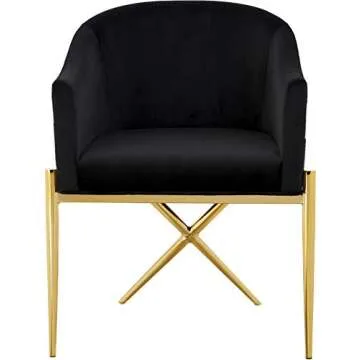 Meridian Furniture Xavier Modern Velvet Dining Chair