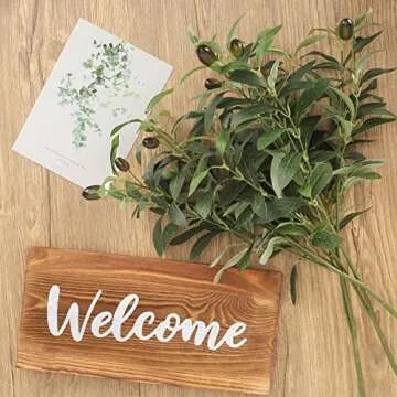 JPSOR Artificial Olive Branches - Lifelike Greenery for Decor