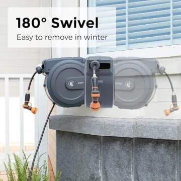 Giraffe Tools 78 ft Heavy Duty Retractable Hose Reel