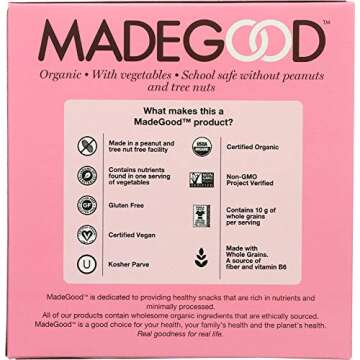 Made Good Organic Granola Strawberry Minis Pack of 6