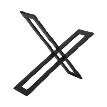 Sagebrook Home 12" Decorative Metal Sculpture - Black Iron Abstract Statue for Table, Desk, Home Decor - Creative Gift Idea for Bold Modern Style