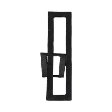 Sagebrook Home 12" Decorative Metal Sculpture - Black Iron Abstract Statue for Table, Desk, Home Decor - Creative Gift Idea for Bold Modern Style