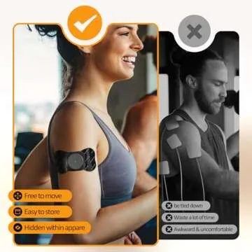 Comfytemp Wireless TENS Unit 30 Modes Muscle Stimulator for Pain Relief, FSA HSA Eligible 2 Packs Rechargeable TENS Machine with Remote, Pulse Muscle Stimulator for Back Shoulder Sciatica (4pads)